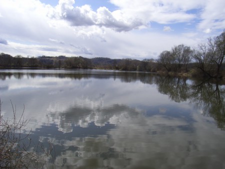 der "große" Teich im Herbst