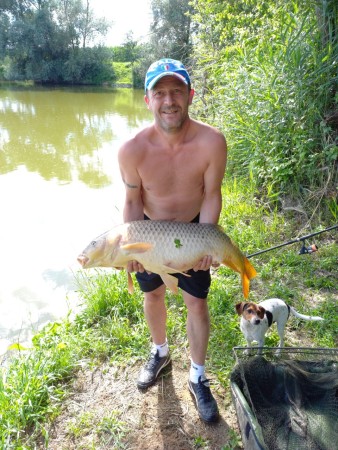 Didi mit einem 14,5kg schweren Schuppi, August 22