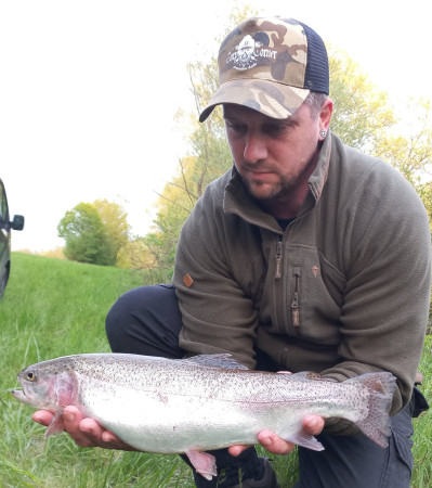 schöne Forelle vom Fluss