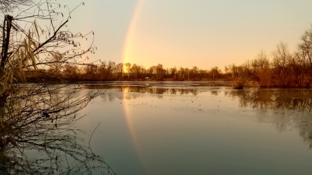 schöner Regenbogen 